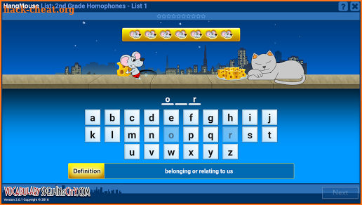 VocabularySpellingCity screenshot