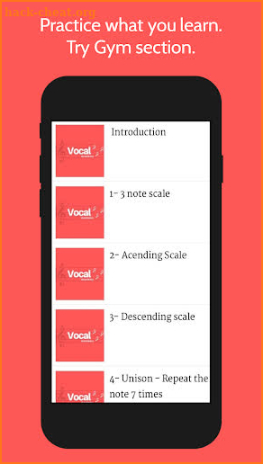 Vocal Academy - Singing lessons, learn to sing. screenshot