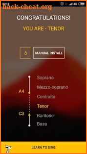 Vocal Range Vocaberry screenshot