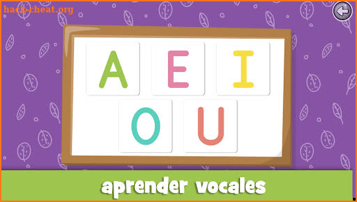 Vocales para niños 3 a 5 años screenshot