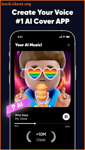 VocalMe Music: AI Cover Songs screenshot