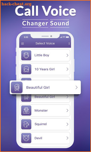 Voice Call Changer - Best Voice Changer App screenshot