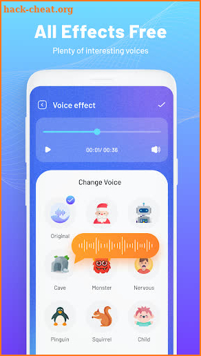 Voice Changer - Audio Editor screenshot