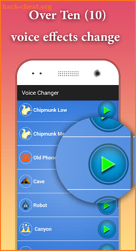 Voice Changer : Audio Effects screenshot