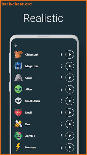 Voice Changer - Audio Effects screenshot