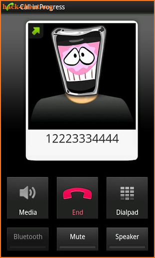 Voice changer calling screenshot