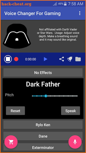 Voice Changer for Gaming: PC PS4 XBox 2ndPhone screenshot