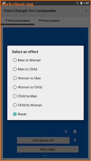 Voice Changer for Loudspeaker screenshot