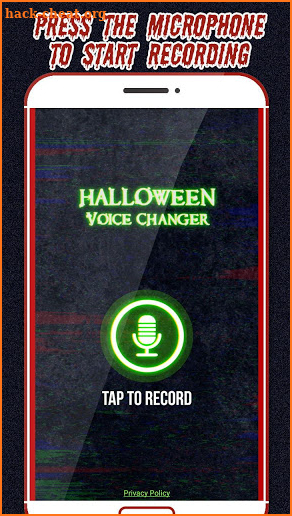 Voice Changer Halloween screenshot