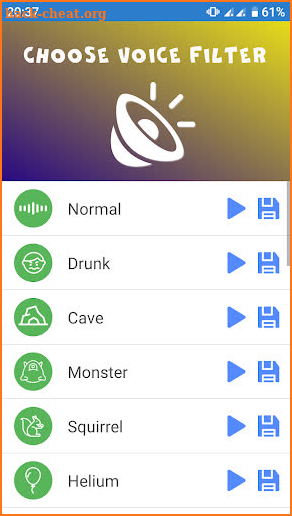 Voice Changer PRO 2019 screenshot