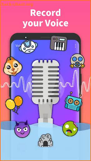 Voice Changer PRO - recording, changing voice screenshot