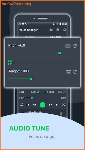 Voice changer: Recorder and Audio tune screenshot