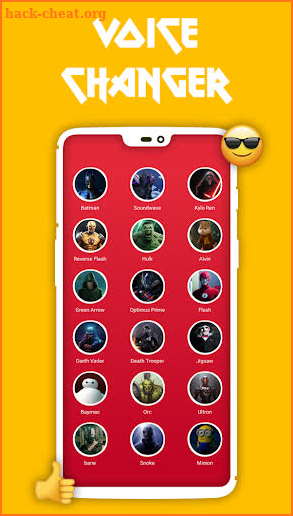 Voice Changer - Superhero Voice Effect & Recorder screenshot