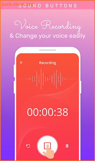 Voice changer: Voice editor - Funny sound effects screenshot