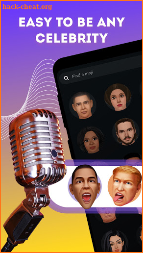 Voice Changer: Voicemod, Recorder&3D Celebs Memoji screenshot