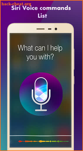 Voice commands for siri screenshot