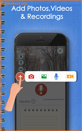 Voice Diary with Photos and Videos -Personal Diary screenshot