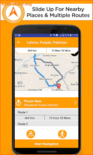 Voice Driving Directions: NearBy places, Maps, GPS screenshot