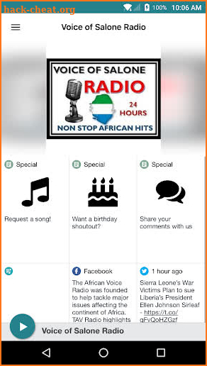 Voice of Salone Radio screenshot