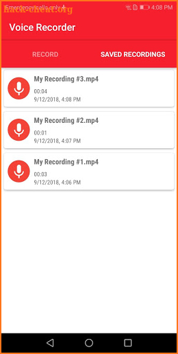 Voice recorder & Audio Recorder with Call Recorder screenshot