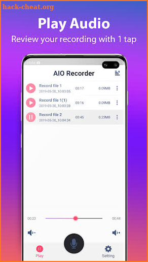 Voice Recorder Free & Sound Recorder, MP3 Recorder screenshot