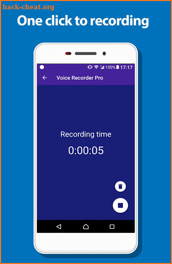 Voice recorder free - High quality audio recorder screenshot