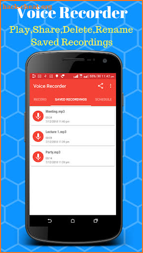 Voice Recorder - Scheduled Timer Audio Recorder screenshot