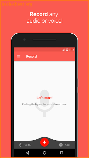 Voice Recorder with Photos and Notes by Canomapp screenshot