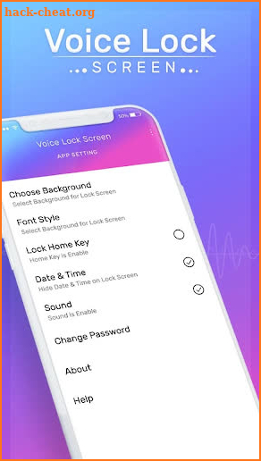 Voice Screen Lock screenshot