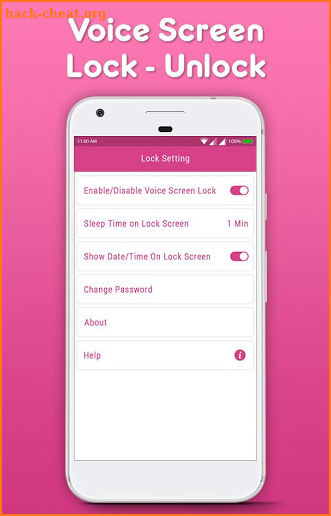 Voice Screen Lock : Voice Lock screenshot