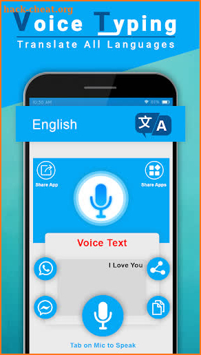 Voice to Text Message: All Languages Talk to Sms screenshot