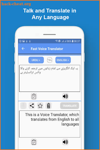 Voice Translator All Languages Keyboard Typing App screenshot