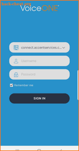 VoiceONE Connect screenshot