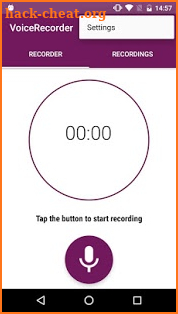 VoiceRecorder: audionote screenshot