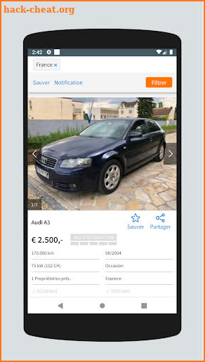 Voiture d Occasion France screenshot