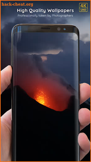 Volcano Wallpapers 4K PRO Lava Backgrounds screenshot