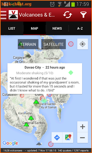 Volcanoes&Earthquakes UPGRADE screenshot