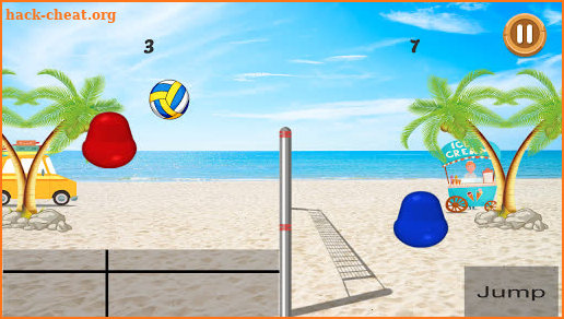 Volleyball Game : blobby volleyball games 2019 screenshot