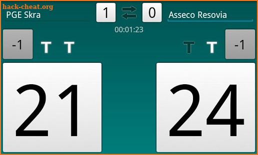 Volleyball Scoreboard screenshot