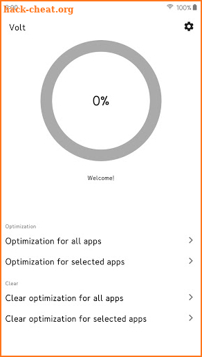 Volt - App optimization screenshot