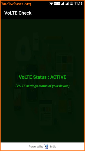 VoLTE Check screenshot