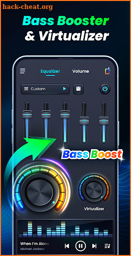 Volume Bass Booster, Equalizer screenshot