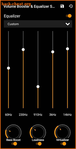 Volume Boost, Bass Boost + Equalizer Sound Booster screenshot