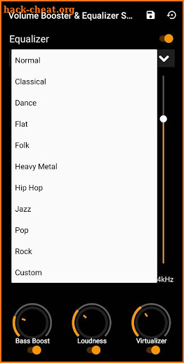 Volume Boost, Bass Boost + Equalizer Sound Booster screenshot