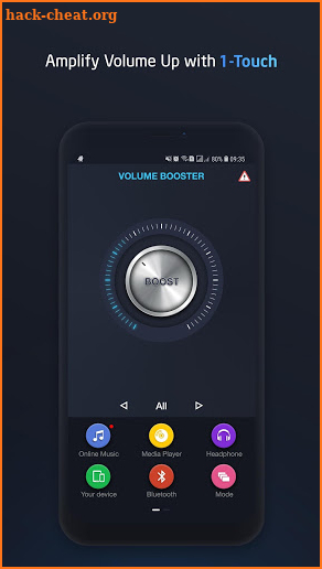 Volume Booster & Sound Enhancer Music Player screenshot