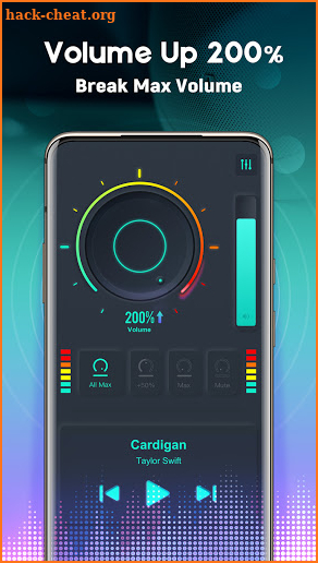 Volume Booster EQ - Louder & Mega Bass, Equalizer screenshot