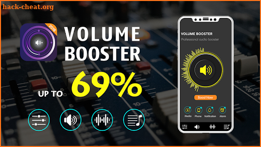 Volume Booster for Android: Equalizer Bass Booster screenshot