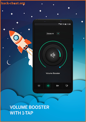 Volume Booster for Android: Equalizer Bass Booster screenshot