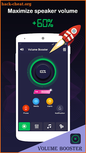 Volume booster, Mp3 player with equalizer screenshot