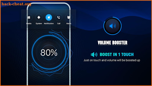 Volume Booster Pro & Equalizer Sound Booster Lite screenshot